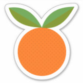 Oranje Sticker (Voorkant)