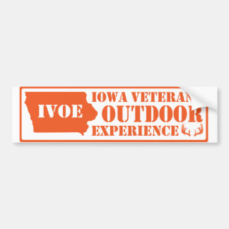 Oranje sticker door Iowa Veterans Outdoor Experien