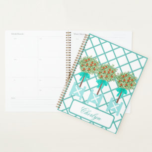 Oranje Stickers van de boomstam Blauwe gember Planner