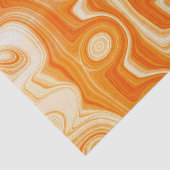 Oranje  stijl van de Groovy-wervelkolom, met klauw Tissuepapier (Detail)