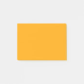 Oranje stijlvolle kleurenweergave post-it® notes (Voorkant)