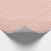 Oranje stille hoogtegraad cadeaupapier (Hoek)