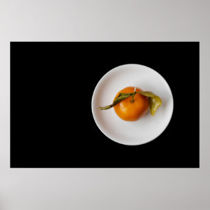 Oranje stilleven poster