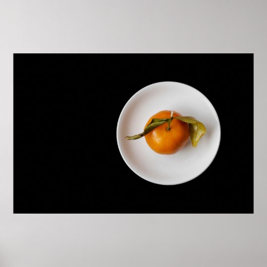 Oranje stilleven poster (Voorkant)