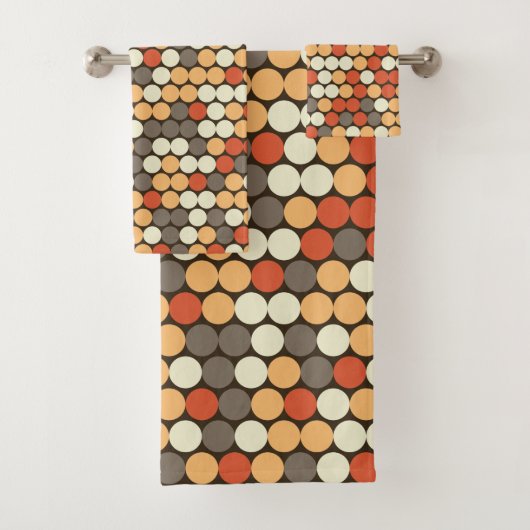 Oranje stippen bad handdoek (Insitu)