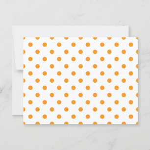 Oranje Stippen Briefkaart