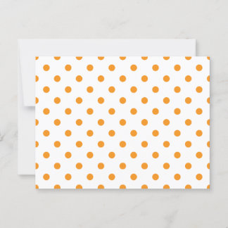 Oranje Stippen Briefkaart