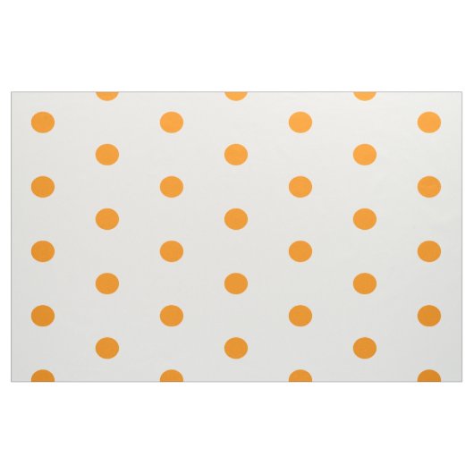 Oranje stippen op wit stof (Fat Quarter)