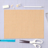 Oranje Stippen over witweefselpapier Tissuepapier (Craft)