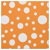 Oranje Stippen Stof (Swatch)