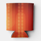 Oranje stippen voor een levendige koelbox blikjeskoeler (Voorkant)