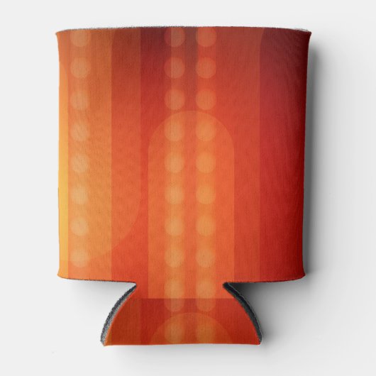 Oranje stippen voor een levendige koelbox blikjeskoeler (Voorkant)