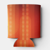 Oranje stippen voor een levendige koelbox blikjeskoeler (Achterkant)