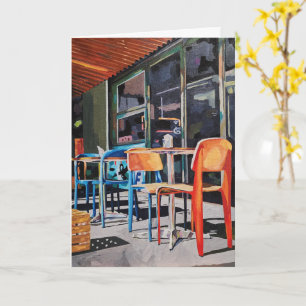 Oranje Stoel Dagelijkse Vouwkaart Kaart