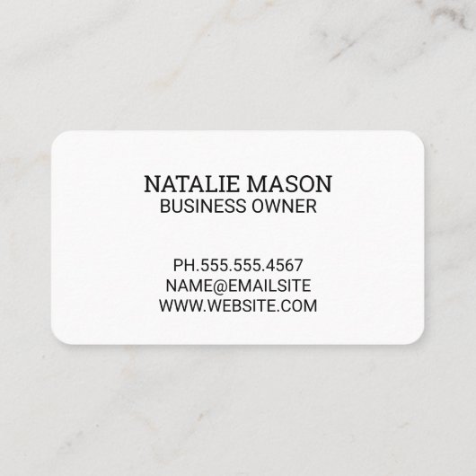 Oranje Stof Textuur | Goud Geborsteld Visitekaartje (Achterkant)