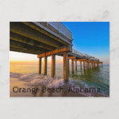 Oranje strand, Alabama Briefkaart (Voorkant)