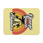 Oranje strand, Alabama Magneet (Horizontaal)