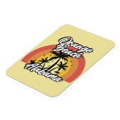 Oranje strand, Alabama Magneet (Linkerzijde)