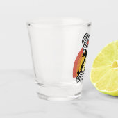 Oranje strand, Alabama Shot Glas (Links)