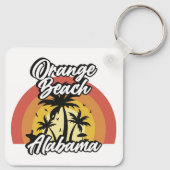 Oranje strand, Alabama Sleutelhanger (Achterkant)