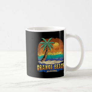 Oranje strand Alabama Vintage noodlijdende souveni Koffiemok
