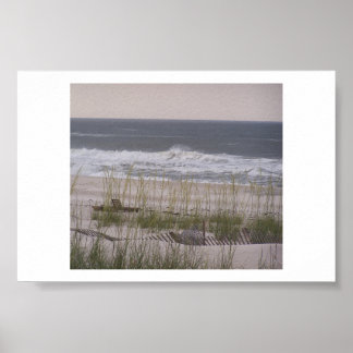 Oranje strand II Poster