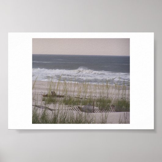 Oranje strand II Poster (Voorkant)
