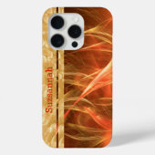 Oranje Streaks Champagne Bubbles Case-Mate iPhone Case (Achterkant)