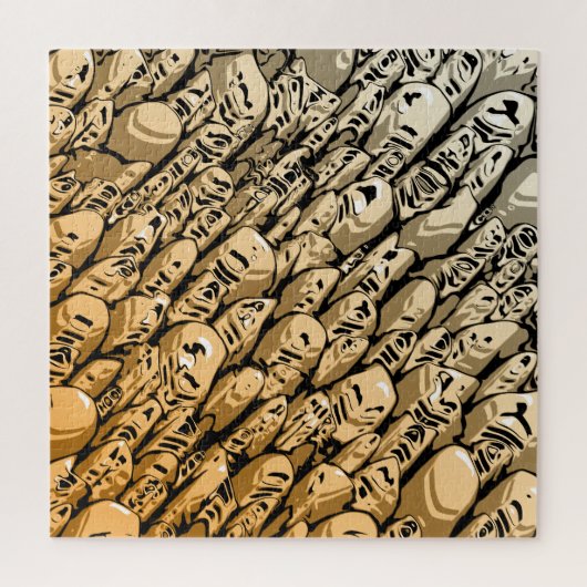 Oranje streaming Abstract Legpuzzel (Verticaal)