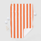 Oranje Streep Golf Handdoek (Insitu)