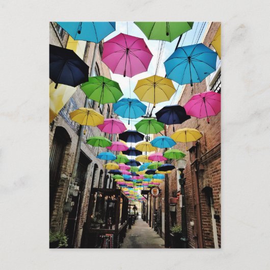 Oranje Street Alley Briefkaart (Voorkant)