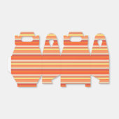 Oranje strepen bedankdoosjes (Uitgevouwen)