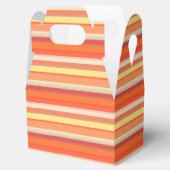 Oranje strepen bedankdoosjes (Geopend)