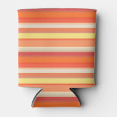Oranje strepen blikjeskoeler (Voorkant)