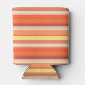 Oranje strepen blikjeskoeler (Achterkant)