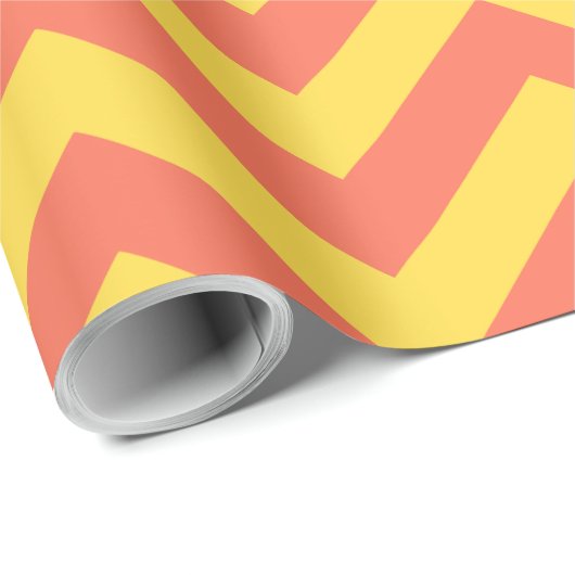 Oranje strepen cadeaupapier (Rol Hoek)