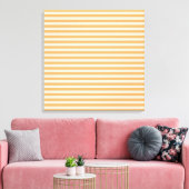 Oranje Strepen Canvas Afdruk (Insitu (Woonkamer))