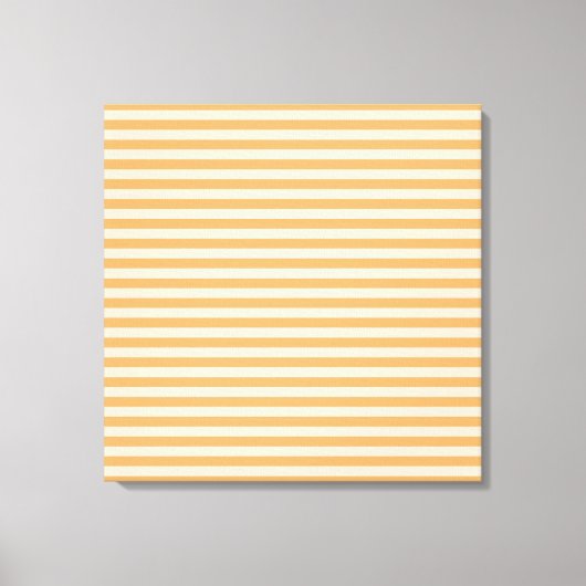 Oranje Strepen Canvas Afdruk (Voorkant)