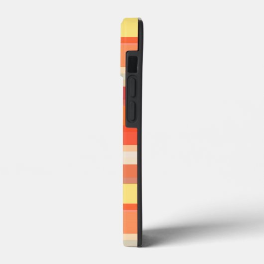 Oranje strepen Case-Mate iPhone case (Achterkant / Links)