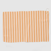 Oranje Strepen Golfhanddoek (Horizontaal)
