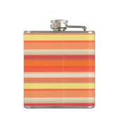 Oranje strepen heupfles (Achterkant)