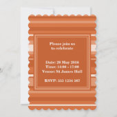 Oranje strepen kaart (Achterkant)