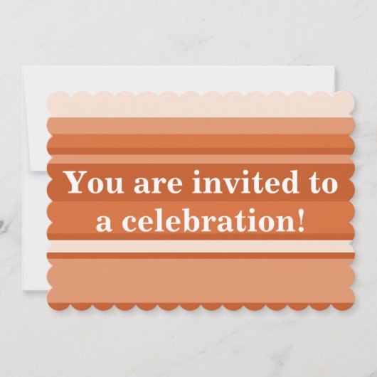 Oranje strepen kaart (Voorkant)