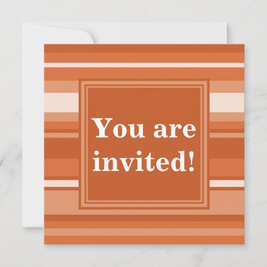 Oranje strepen kaart (Voorkant)