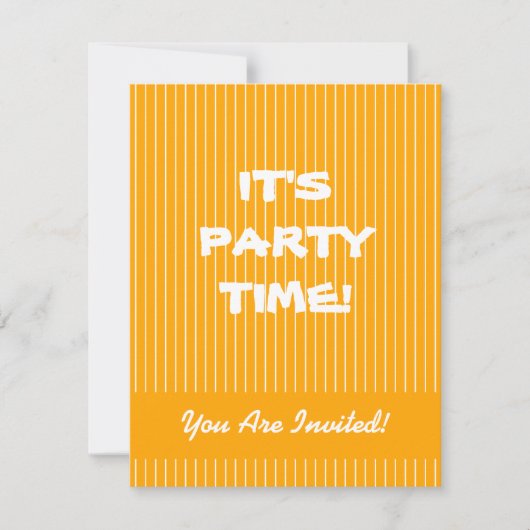 Oranje strepen kaart (Voorkant)