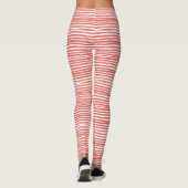 Oranje strepen, lijnen leggings (Achterkant)