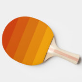 Oranje strepen palet tafeltennisbatje (Zijkant)