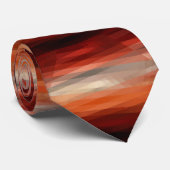 Oranje strepen stropdas (Opgerold)