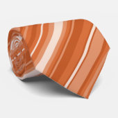 Oranje strepen stropdas (Opgerold)