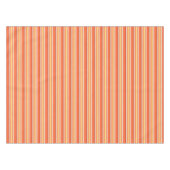 Oranje strepen tafelkleed (Voorkant (Horizontaal))